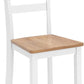 Gesthaven Solid Wood Frame Dining Chair Set White Natural