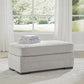 Eastonbridge Upholstered Rectangular Ottoman Light Gray
