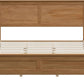 Premium Solid Wood Queen Platform Bed Headboard Finish