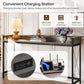 Industrial Grade Sofa Console Table With USB Outlets