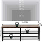 Industrial TV Stand 55 Inch Entertainment Center Brown
