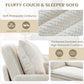 Convertible King Sofa Bed with USB Charging and Pockets-3