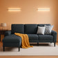 Convertible L Shaped Sectional Sofa with Storage Chaise-0