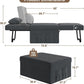Convertible Sleeper Chair Bed with Adjustable Backrest