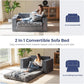 Convertible Sofa Bed With Pillows For Living Room