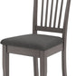 Shullden Gray Spindle Back Dining Chairs Set Of 2