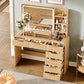 47 Inch Vanity Desk With Multifunctional Illumination