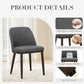 Premium Leather Dining Chairs With Cherrywood Legs