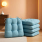 Baby Blue Memory Foam Dining Chair Cushions Set Of 4 15.5x15.5x4