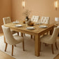 71 Farmhouse Dining Table Rectangular Natural Finish