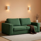 Green Modular Sectional Sofa With Configurable Sections