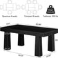 Tribesigns 63 Inch Spacious Rectangular Dining Table
