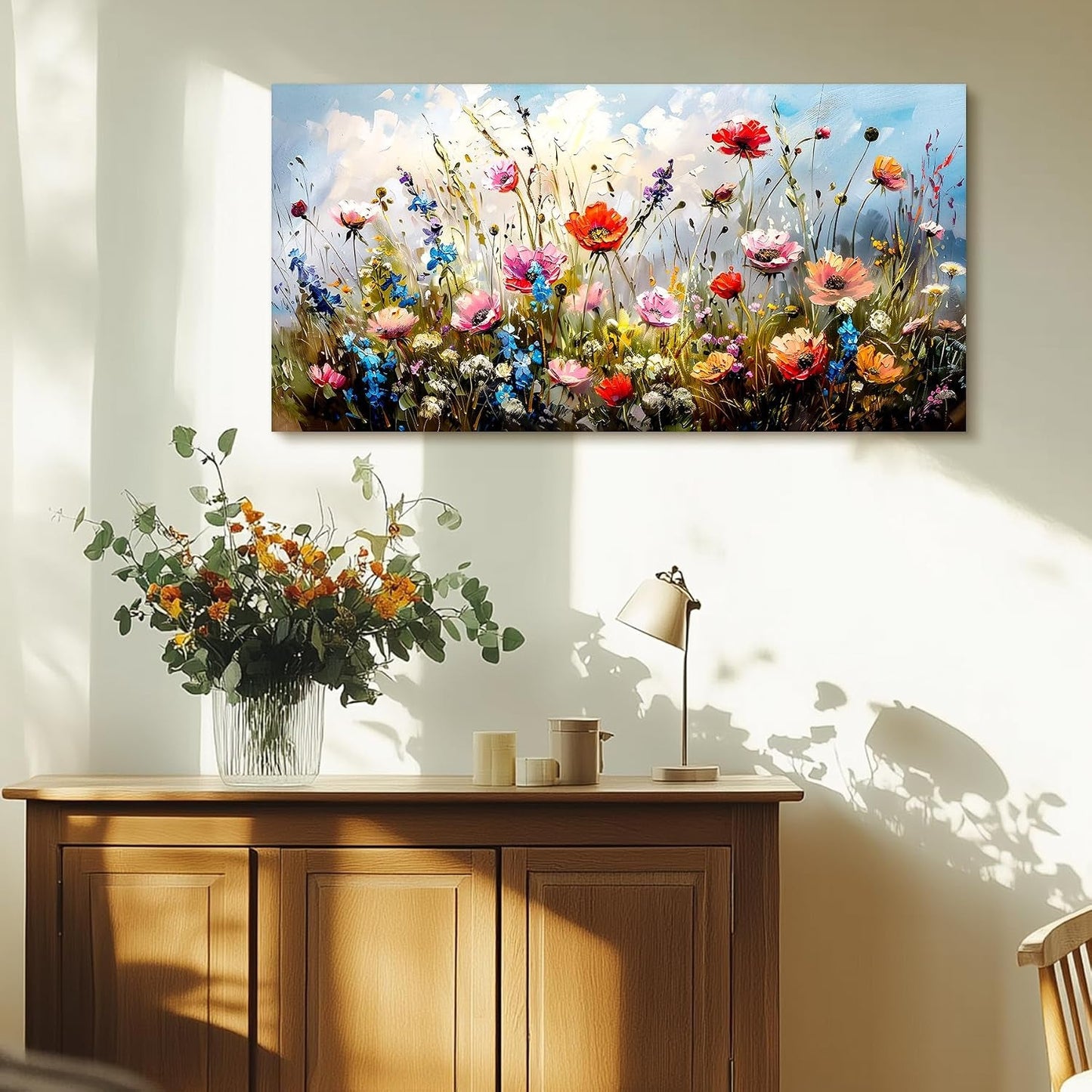 Luxurious Canvas Wall Art 20x40 Farmhouse Colorful