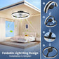 20Inch Black Contemporary Ceiling Fan With Lighting