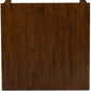 36x36 Square Edge Solid Antique Walnut Dining Table