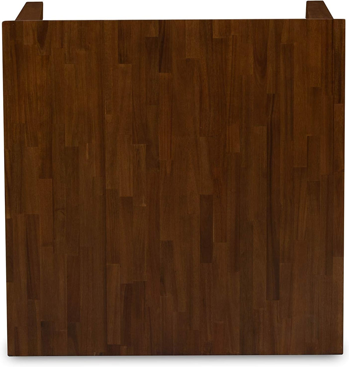 36x36 Square Edge Solid Antique Walnut Dining Table