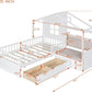 White Kids Twin Montessori Platform Bed Frame Collection