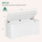 43.3 Inch Lift Top Storage Chest Solid Wood Construction