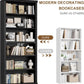 28 Inch Wide Tall Bookcase With Six Tiers For Home Office Storage For Living Room Organization-3