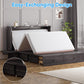 Gray Murphy Cabinet Bed Queen Multi Functional Mattress
