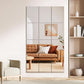 Wall Mirror Tiles 16 By 12 Inches 12 Pack Full Length Mirrors