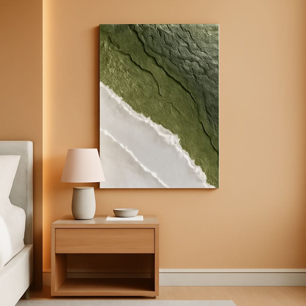 60x120 cm Hand Painted Abstract Expressionist Wall Art