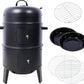 16 Inch Vertical Charcoal Smoker Grill Thermometer