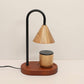 Candle Warmer Lamp Wood Grain Dimmable Wax Melt Warmer-4