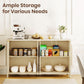 55 Inch Modern Fluted Buffet Cabinet With Four Doors