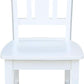 Set of Two White San Remo Splatback Dining Chairs
