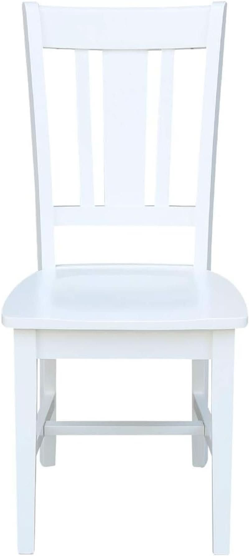 Set of Two White San Remo Splatback Dining Chairs