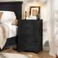 Black Farmhouse Vertical Adjustable File Cabinet Drawer