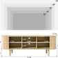 62 Inch TV Stand Entertainment Center With Sliding Door-1