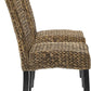 Edgewater Handwoven Rattan Dining Chairs Set Of 2 Seagrass