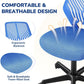 Blue Adjustable Student Desk Chair With Lumbar Support