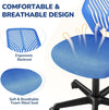 Blue Adjustable Student Desk Chair With Lumbar Support