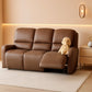 Premium Recliner Sofa Slipcover Three Seater Brown