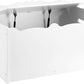 Wooden Toy Box Chest White 30x18x19 StorageSolution