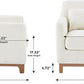 Luxurious Sherpa Oversized Accent Chair Camel Plush