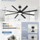 Commercial Grade Aluminum Ceiling Fan With Controller