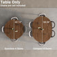 Extendable Forty Two To Fifty Eight Inches Round Dining Table Storage