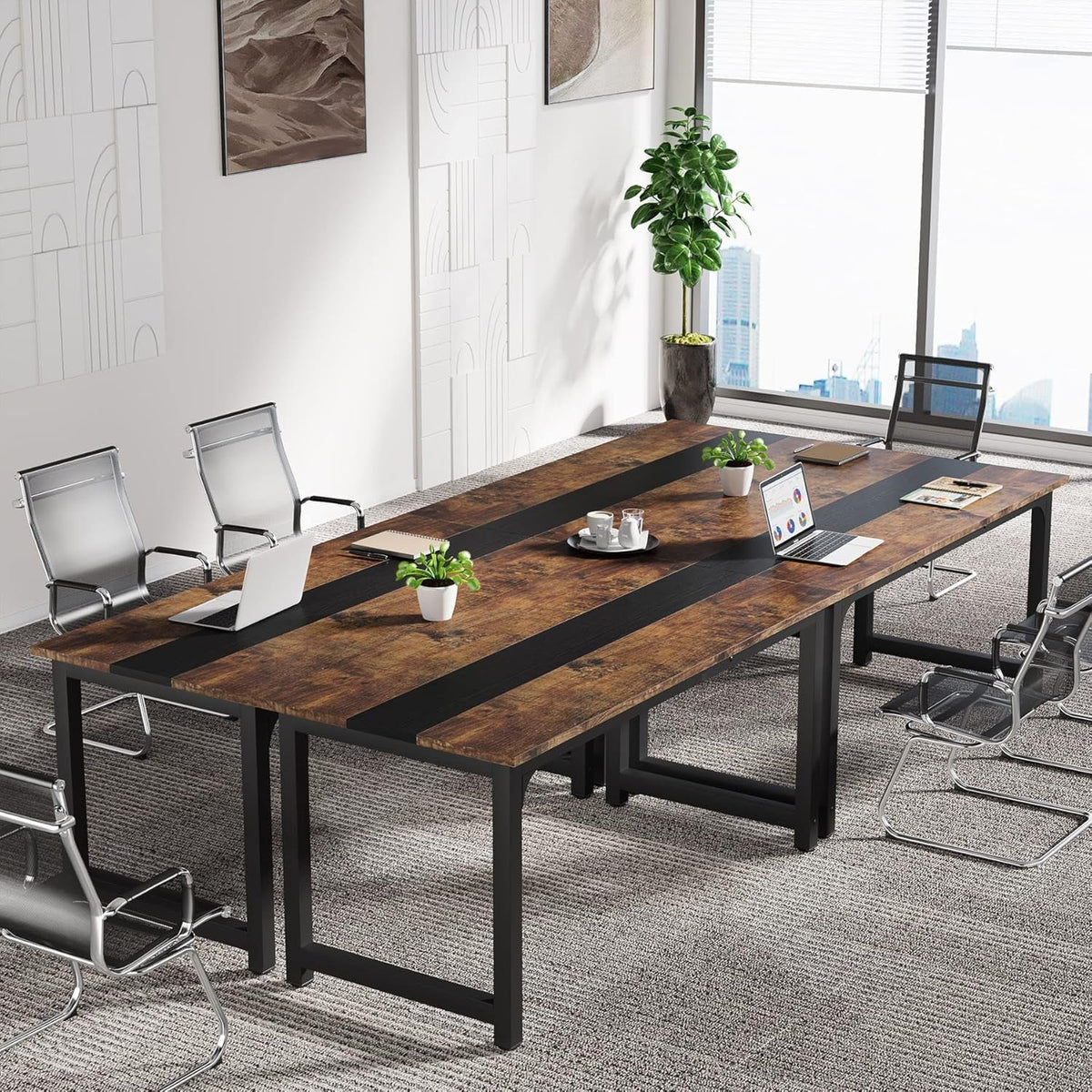 70.8 Inch Ergonomic Executive Office Desk Multimonitor