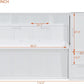 Queen Murphy Wall Bed With Integrated Closet Drawers