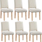 Beige Upholstered Dining Chairs With Nailhead Trim