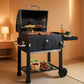 Large Commercial Grade Charcoal Grill With Front Door