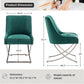Midnight Emerald Green Tufted Dining Chairs Collection
