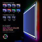 60x30 Inch RGB Dimmable LED Vanity Mirror Anti Fog Back lit