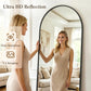 Architectural Full Length Floor Standing Mirror Black