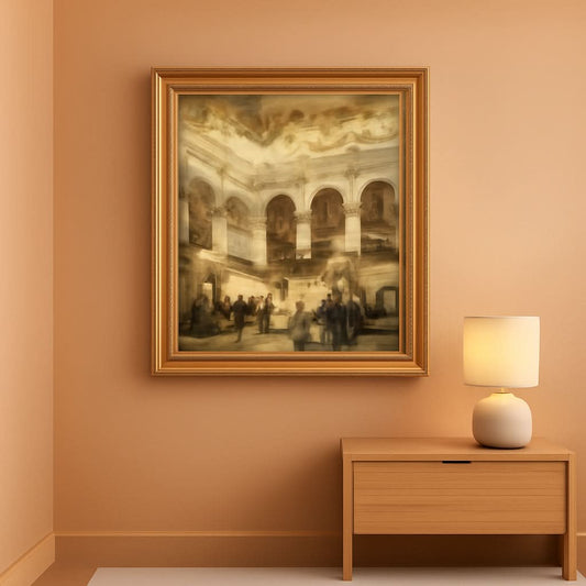 Opera Corridor Canvas Art Replica Medium Hand crafted
