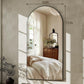 Arched Architectural Mirror 71Inch Aluminum Alloy Black